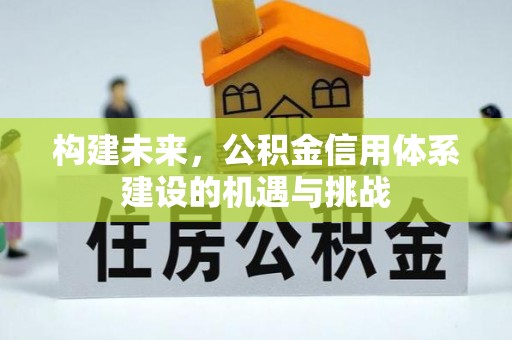 霞浦构建未来，公积金信用体系建设的机遇与挑战