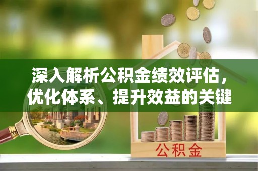 霞浦深入解析公积金绩效评估，优化体系、提升效益的关键路径