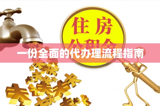 霞浦一份全面的代办理流程指南